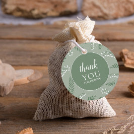 Elegante Lily of the Valley Garden Brautparty Geschenkanhänger