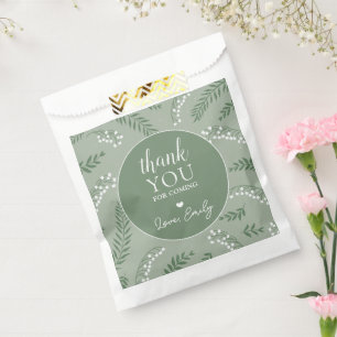 Elegante Lily of the Valley Garden Brautparty Geschenktütchen