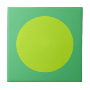 Elegante Limettengrün und Meergrün Wanddekoration  Fliese