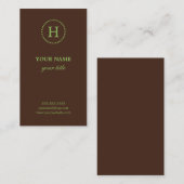 Elegante Limone u. Visitenkarte (Vorne/Hinten)