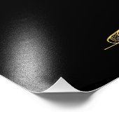 Elegante Linie Kunst, Dichtung und Musik Ballet Da Fotodruck (Ecke)