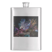 Elegante Lionfish Flachmann (Vorderseite)