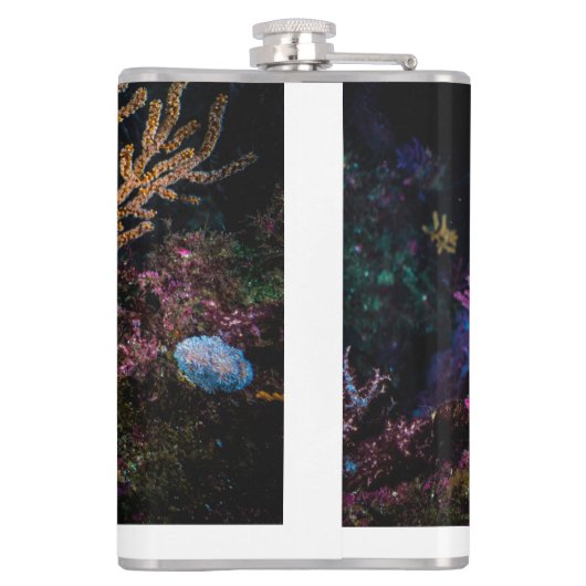 Elegante Lionfish Flachmann (Rückseite)