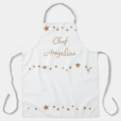 Elegante Live-Gold-Stars-Template-Schürze Schürze (Vorderseite)
