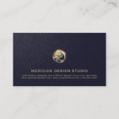 Elegante Logo-Visitenkarte Visitenkarte (Vorderseite)