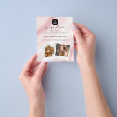 Elegante Logo-Werbeaktion für benutzerdefinierte F Flyer (Gruppe)