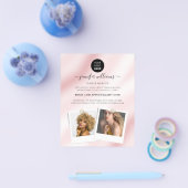 Elegante Logo-Werbeaktion für benutzerdefinierte F Flyer (Einzeln)