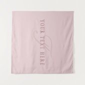 Elegante Looking Monogram | Rotgold Wandteppich (Vorderseite (Horizontal))