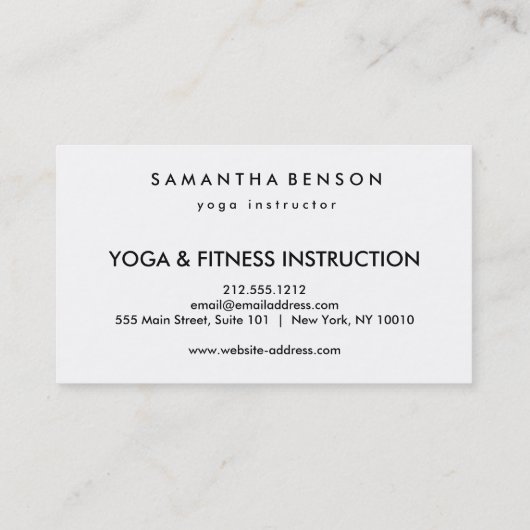 Elegante Lotus Blume Buddha Zen Logo Yoga Visitenkarte (Rückseite)