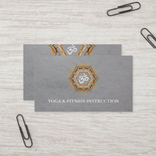 Elegante Lotus Blume Logo Yoga Visitenkarte