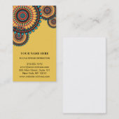 Elegante Lotus Blume Logo Yoga Visitenkarte (Vorne/Hinten)