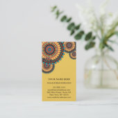 Elegante Lotus Blume Logo Yoga Visitenkarte (Stehend Vorderseite)