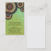 Elegante Lotus Blume Logo Yoga Visitenkarte (Vorne/Hinten)