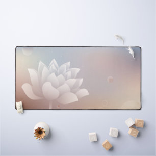 Elegante Lotus-Blüten-Schreibtischunterlage Schreibtischunterlage