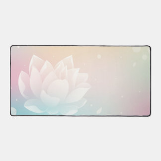Elegante Lotus-Blüten-Schreibtischunterlage Schreibtischunterlage