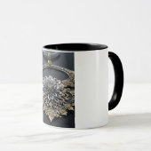 Elegante Lotus Marken-Logo-Tasse Tasse (VorderseiteRechts)