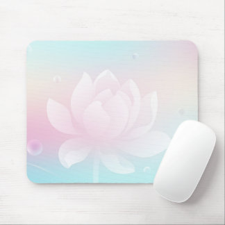 Elegante Lotusblüten-Soft-Gradient-Mauspad Mousepad