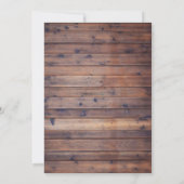 Elegante Lovebirds & Gipskraut Hochzeit geschlosse Einladung (Rückseite)