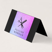 Elegante Lux Glitzer Visitenkarten (Vorderseite)