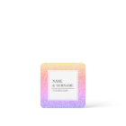 Elegante Luxe PinkGold Social Square Business Card