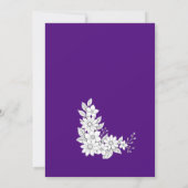 Elegante Luxe Wedding Einladung - Moderne (Rückseite)