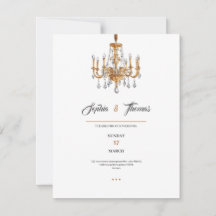 Elegante luxuriöse goldene klassische Hochzeitsein