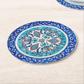 Elegante Luxuriöse Paper-Untersetzer Runder Pappuntersetzer (Angewinkelt)