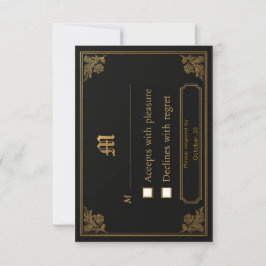 Elegante Luxury RSVP Card
