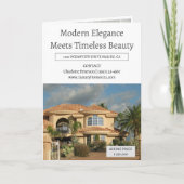 Elegante Luxus-Anwesen-Broschüre Programm (Vorderseite)