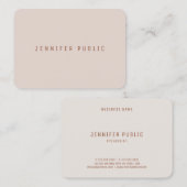 Elegante Luxus-Beruflich-Template Trendy Colors Visitenkarte (Vorne/Hinten)