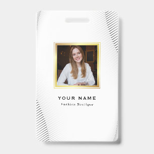 Elegante Luxus Boutique White Gold Ausweis