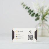 Elegante Luxus-Business-Card abstarten Visitenkarte (Stehend Vorderseite)