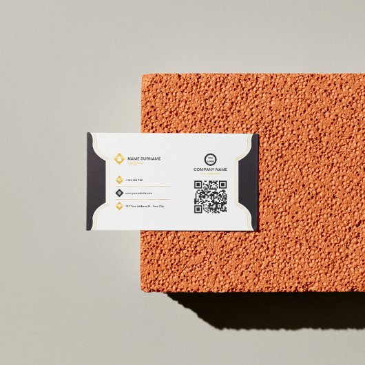 Elegante Luxus-Business-Card abstarten Visitenkarte