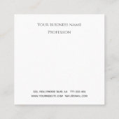 Elegante Luxus-glänzende Diamantlashes Treuekarte (Rückseite)