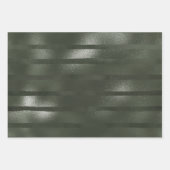 Elegante Luxus Green Gold Weihnachtsbaumen Geschenkpapier Set (Vorderseite)