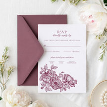 Elegante Luxus-Handgezeichnete Botanische Florale 