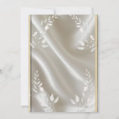 Elegante Luxus Hochzeitseinladung | Editable Templ Save The Date (Rückseite)