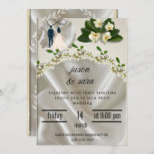 Elegante Luxus Hochzeitseinladung | Editable Templ Save The Date (Vorne/Hinten)