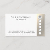 Elegante Luxus-Lashes Make-up Wink Augen Treuekarte (Rückseite)