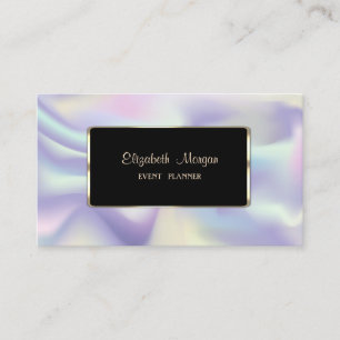 Elegante Luxus Moderne Professionelle Holografie Visitenkarte