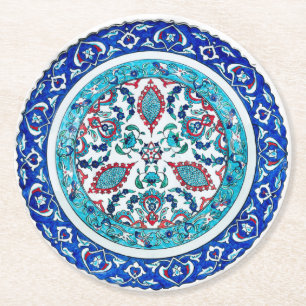 Elegante Luxus-Papieruntersetzer Runder Pappuntersetzer