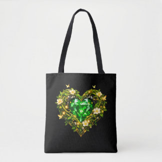 Elegante Luxus-Tasche 'Emerald Heart' Tasche
