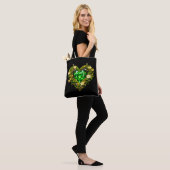 Elegante Luxus-Tasche 'Emerald Heart' Tasche (Am Model)