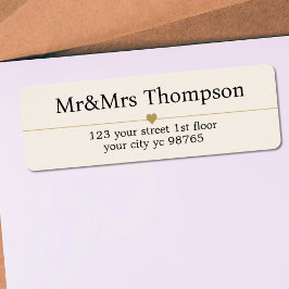 Elegante Luxus White Gold Heart Line Hochzeit