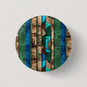 Elegante Luxusinsel Afrikanische Karibik Button