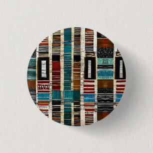 Elegante Luxusinsel Afrikanische Karibik Button