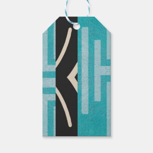 Elegante Luxusinsel Afrikanische Karibik Geschenkanhänger (Vorderseite)