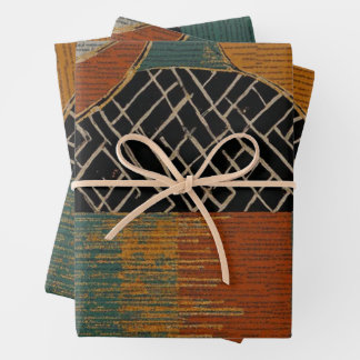 Elegante Luxusinsel Afrikanische Karibik Geschenkpapier Set
