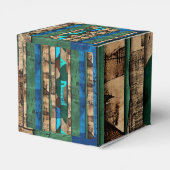 Elegante Luxusinsel Afrikanische Karibik Geschenkschachtel (Rückseite)