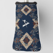 Elegante Luxusinsel Afrikanische Karibik Golf Headcover (Rotieren 90)